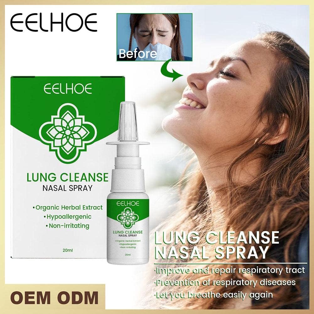 🌿 Ellehoe™ Lung Cleanse Nasal Spray – Breathe Freely & Feel Refreshed (20ml)