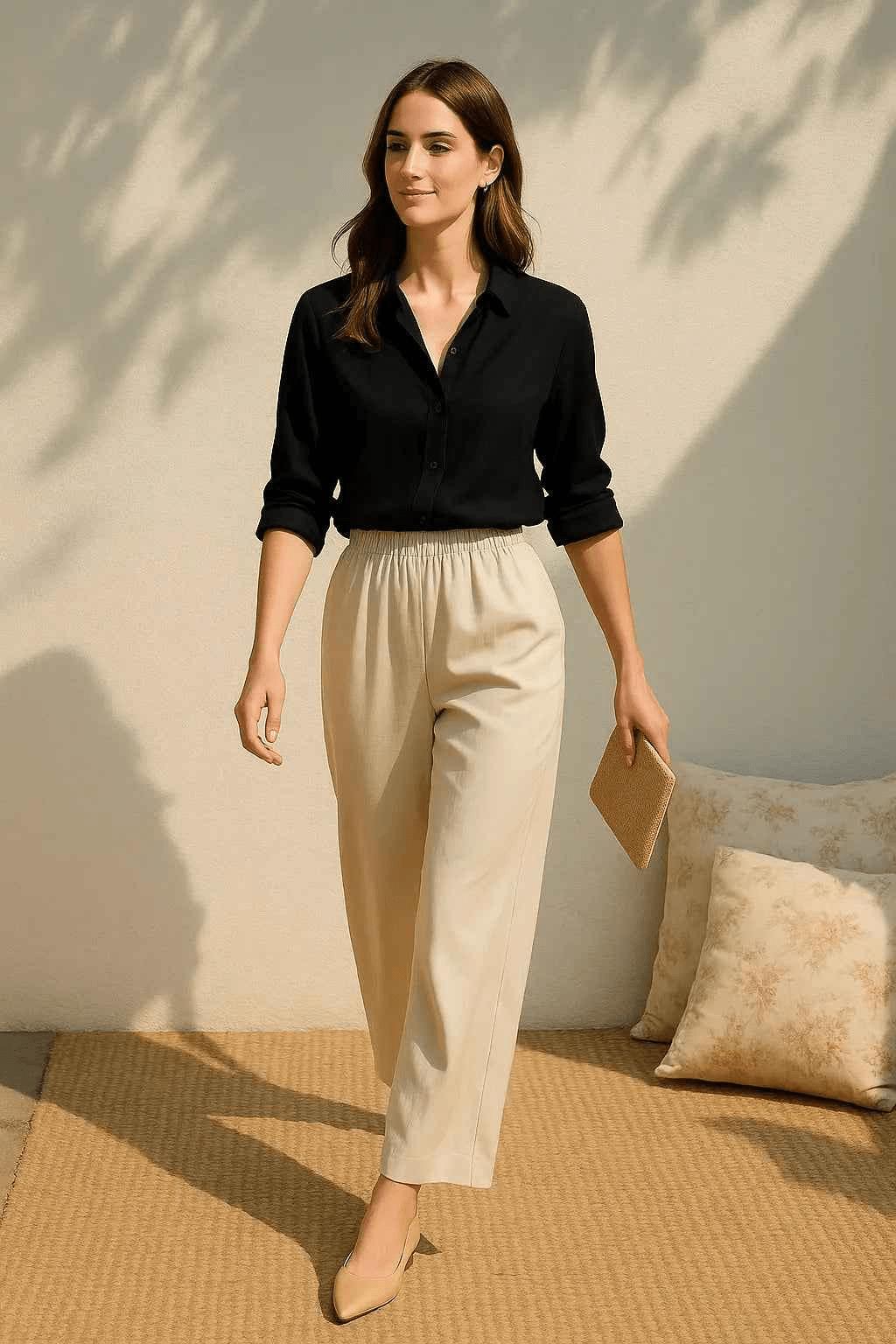 Classic Cream Trouser – Timeless Elegance, Everyday Comfort
