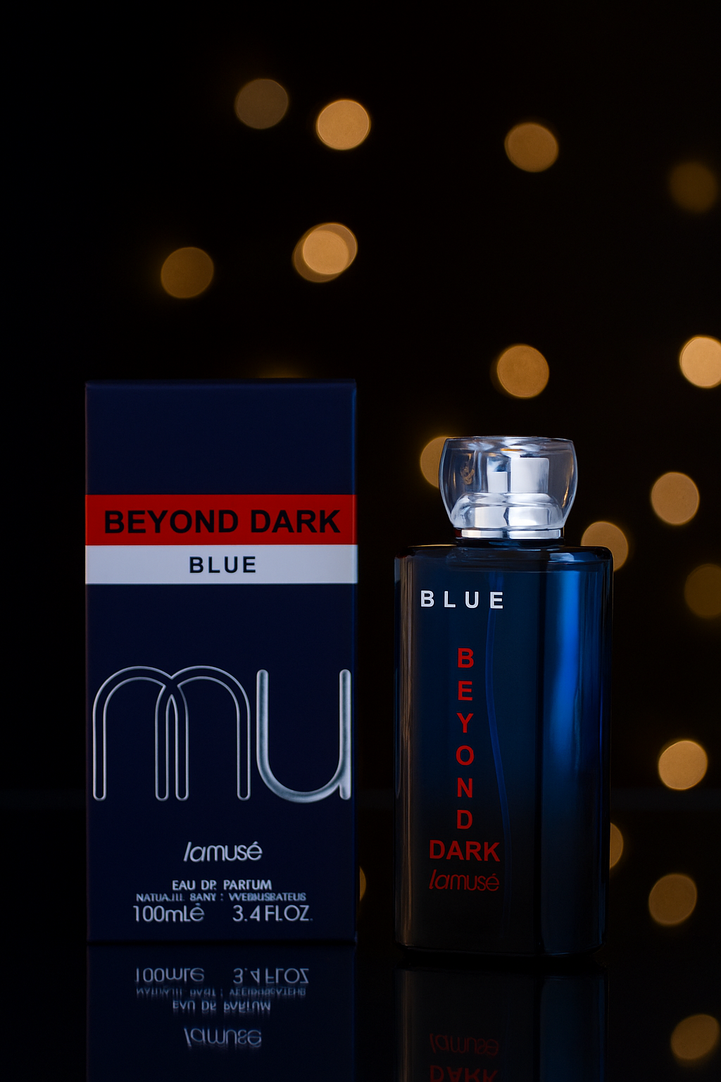 Beyond Dark Blue EDP 100ml by La Muse – Luxury Perfume for Men | Bold. Elegant. Unstoppable.
