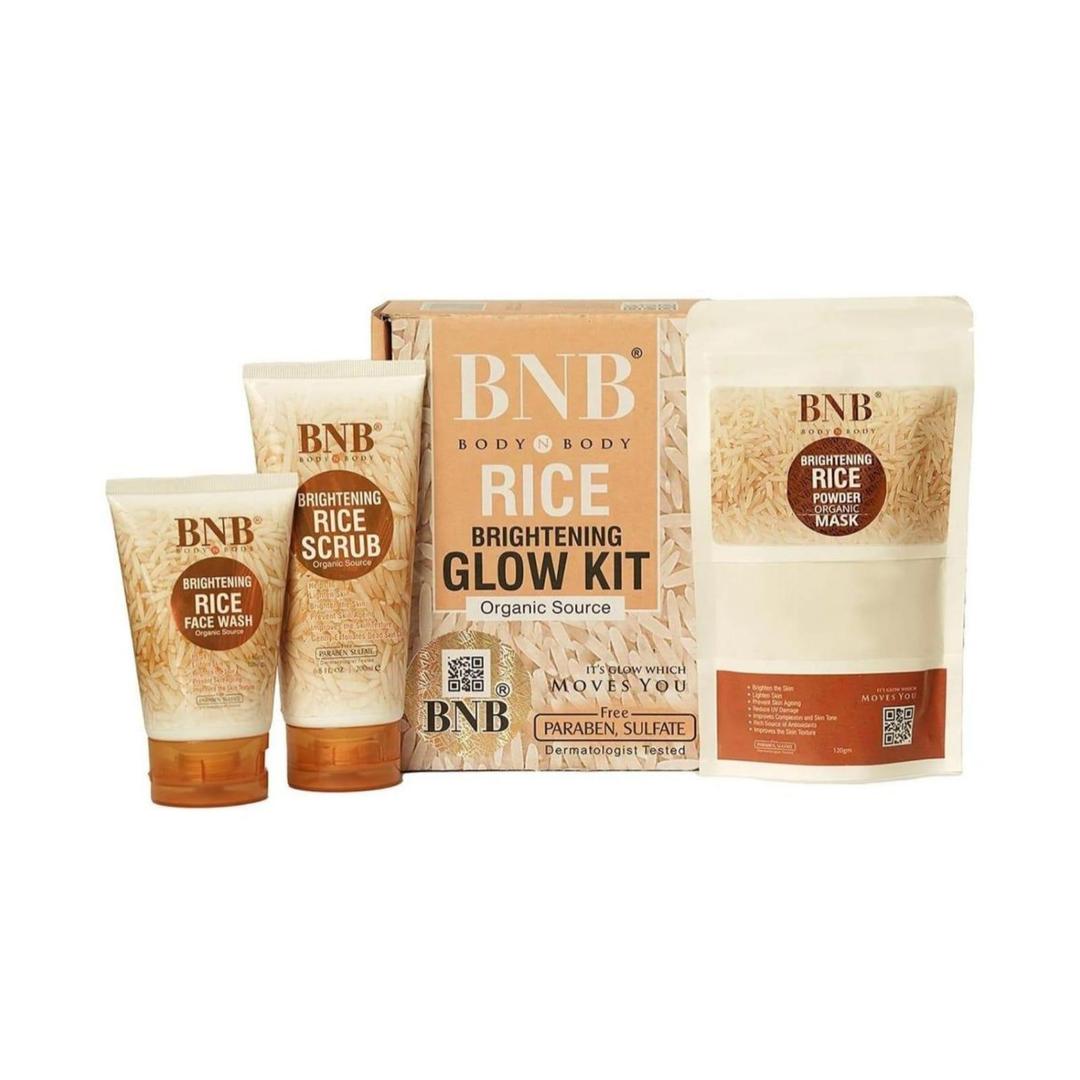 ✨ Brightening Rice Skincare Set (3-in-1) – Glow Naturally ✨