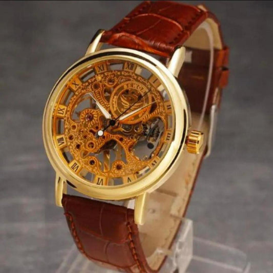 "Men’s Luxury Leather Chronograph Watch – Timeless Style & Precision"
