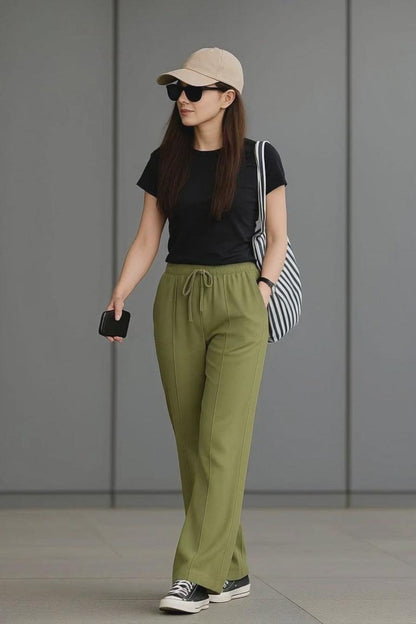 Olive Everyday Trouser – Timeless Comfort, Perfect Fit