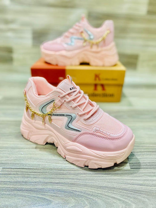 Trendy Pink Casual Women’s Joggers – Comfort Meets Style