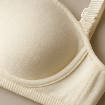 💎 Beige Cotton Padded Bra – Everyday Comfort with Perfect Support 💎