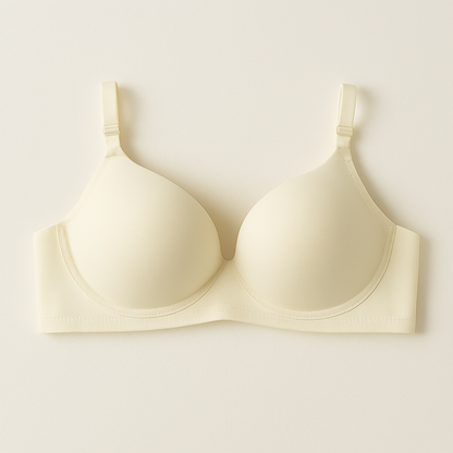 💎 Beige Cotton Padded Bra – Everyday Comfort with Perfect Support 💎
