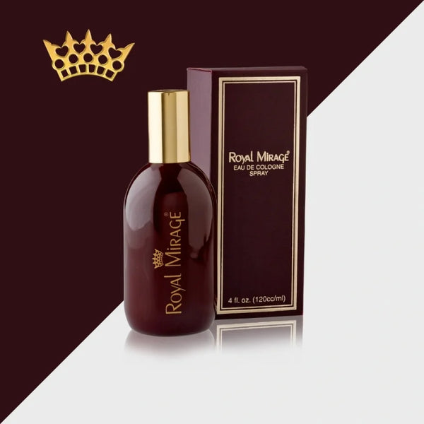 Royal Mirage Eau De Cologne Spray 120ml | Refreshing Long-Lasting Unisex Perfume
