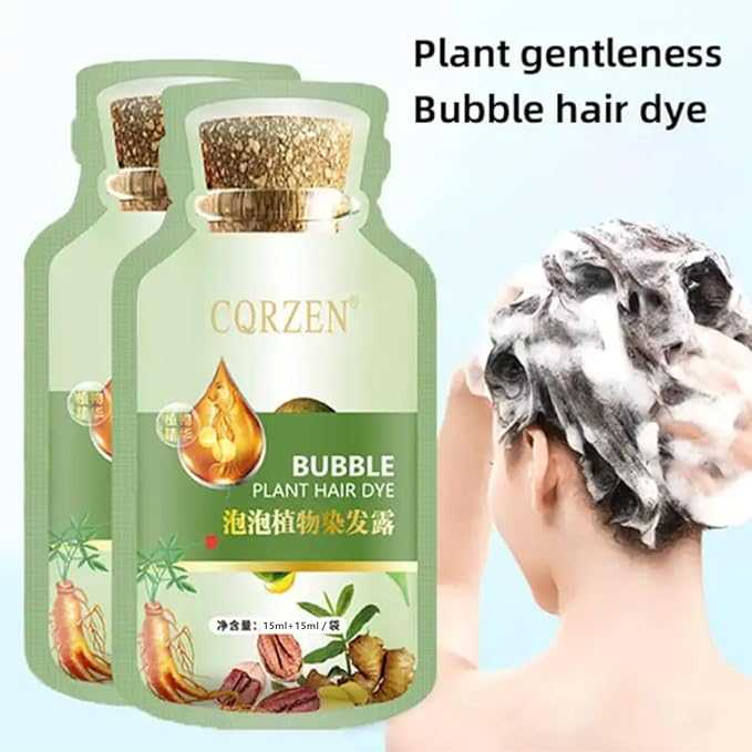 Natural Bubble Hair Dye Shampoo – Color. Nourish. Shine.
