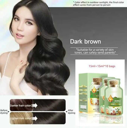 Natural Bubble Hair Dye Shampoo – Color. Nourish. Shine.