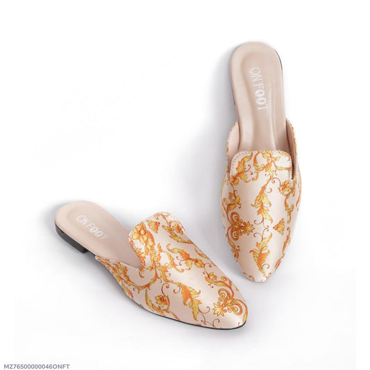 ✨ Women’s Mustard Rexine Slippers – Elegant Comfort for Every Look