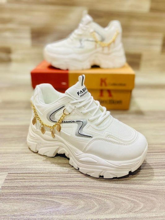 “White Luxe Women’s Joggers – Effortless Chic Meets All-Day Comfort”