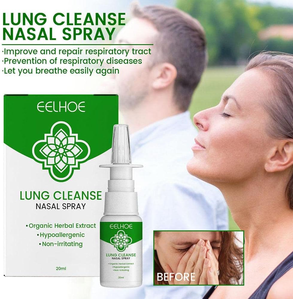 🌿 Ellehoe™ Lung Cleanse Nasal Spray – Breathe Freely & Feel Refreshed (20ml)