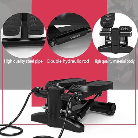 Multi-Function Home Stepper – Compact Full-Body Fitness Machine with Smart Tracking