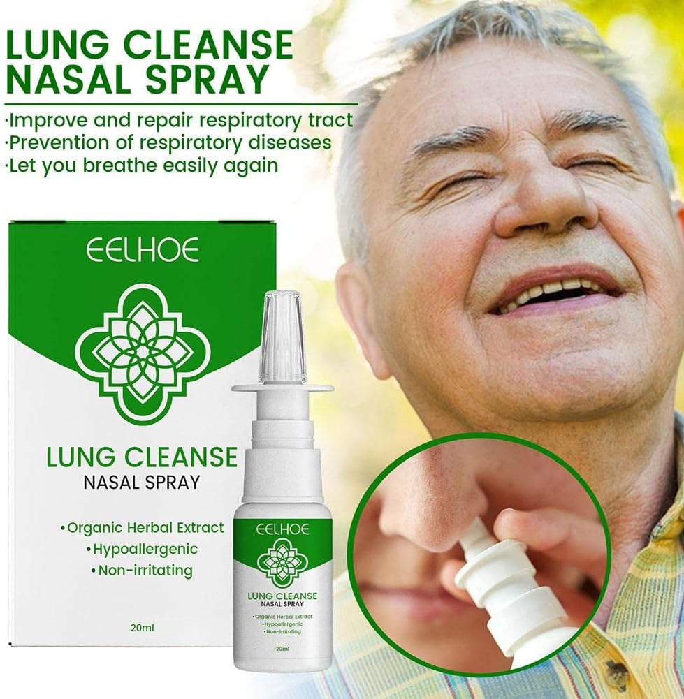 🌿 Ellehoe™ Lung Cleanse Nasal Spray – Breathe Freely & Feel Refreshed (20ml)