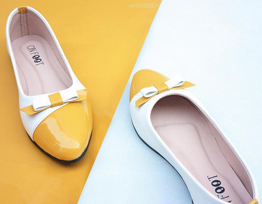 Yellow Women’s Rexine Pumps – Fancy, Formal, Casual & College Footwear (Sizes 36–41)