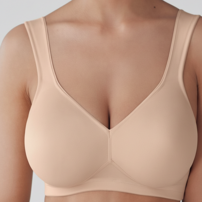 💎 Beige Cotton Padded Bra – Everyday Comfort with Perfect Support 💎