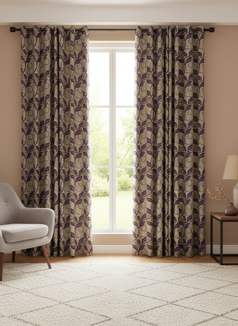 💜 Luxurious Purple Velvet Curtains – Elegant, Soft & Stylish