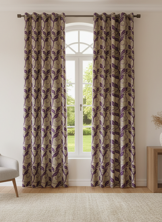 💜 Luxurious Purple Velvet Curtains – Elegant, Soft & Stylish