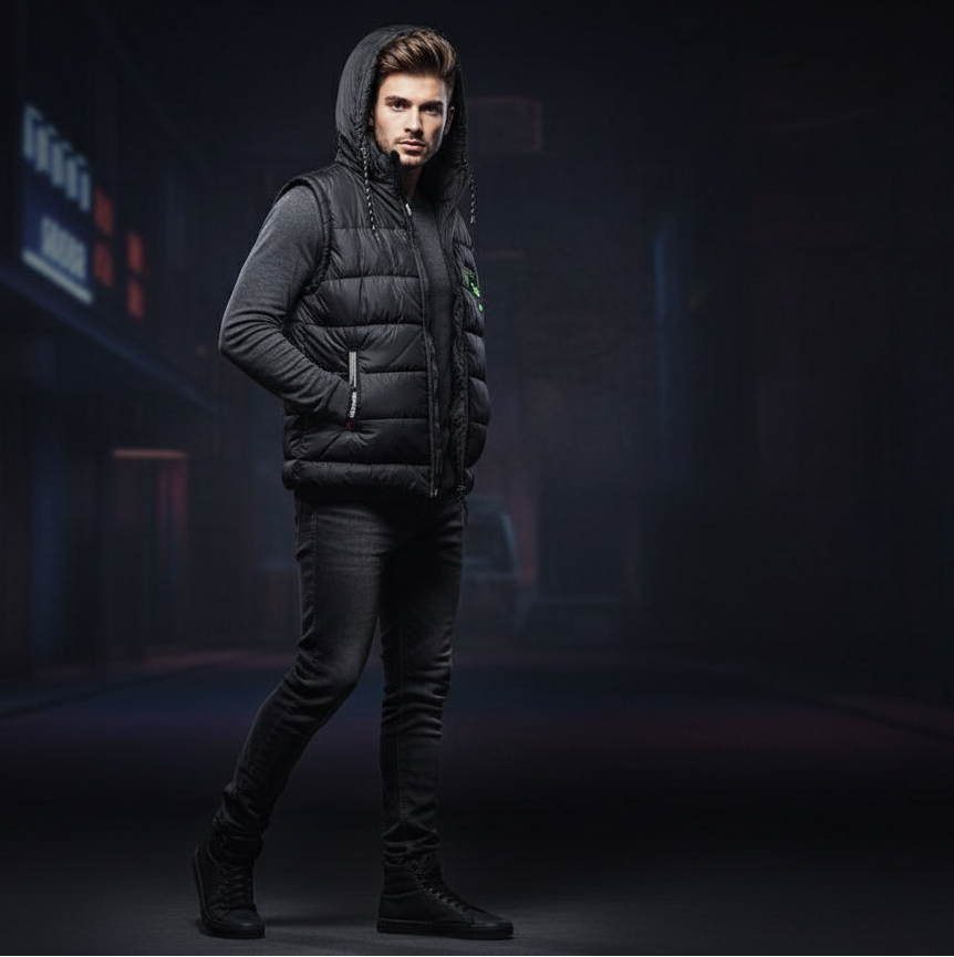 Men’s Parachute Jacket – Lightweight, Warm & Trendy