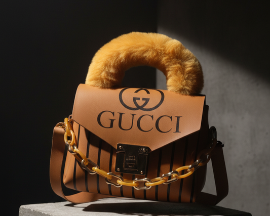 ✨ "Mustard Printed Handbag – Chic, Lightweight & Trendy + FREE Delivery"