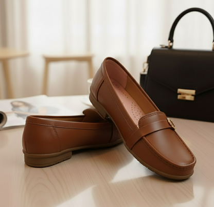 ✨ Women’s Brown PVC Flat Chappal – Casual Comfort with Style