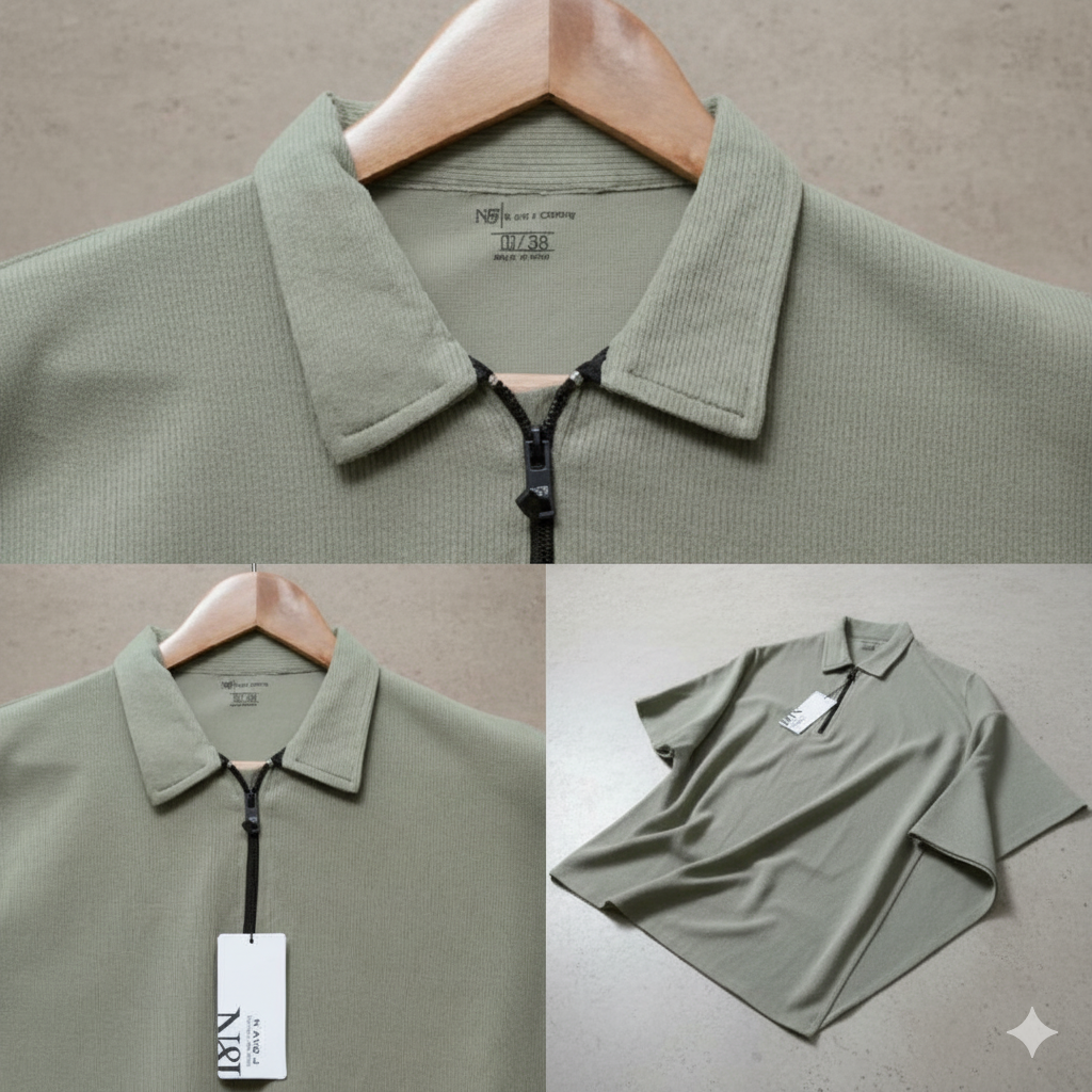 Men’s Cotton Round Neck T-Shirt – Classic Comfort, Everyday Essential