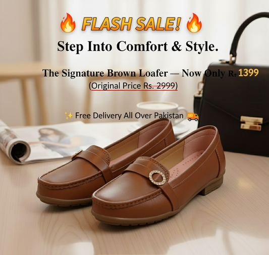✨ Women’s Brown PVC Flat Chappal – Casual Comfort with Style