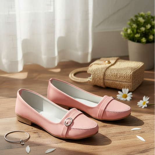 Chic Pink PVC Women’s Heels – Modern, Minimal & Effortlessly Stylish
