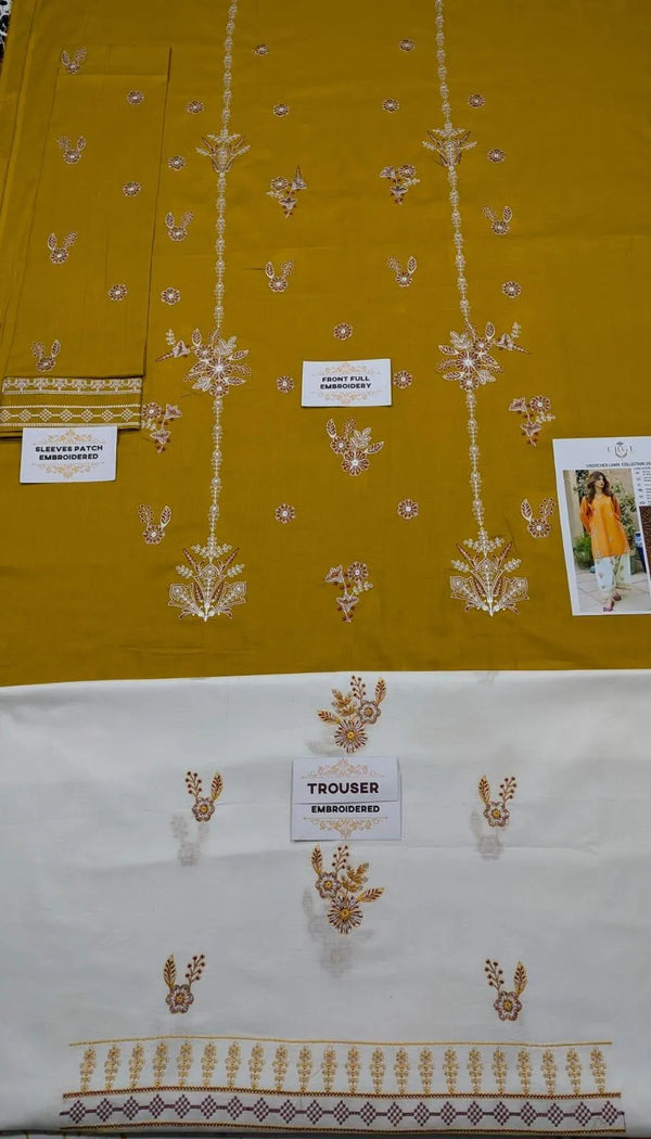 Elegant 2-Piece Lawn Suit – Embroidered Sophistication