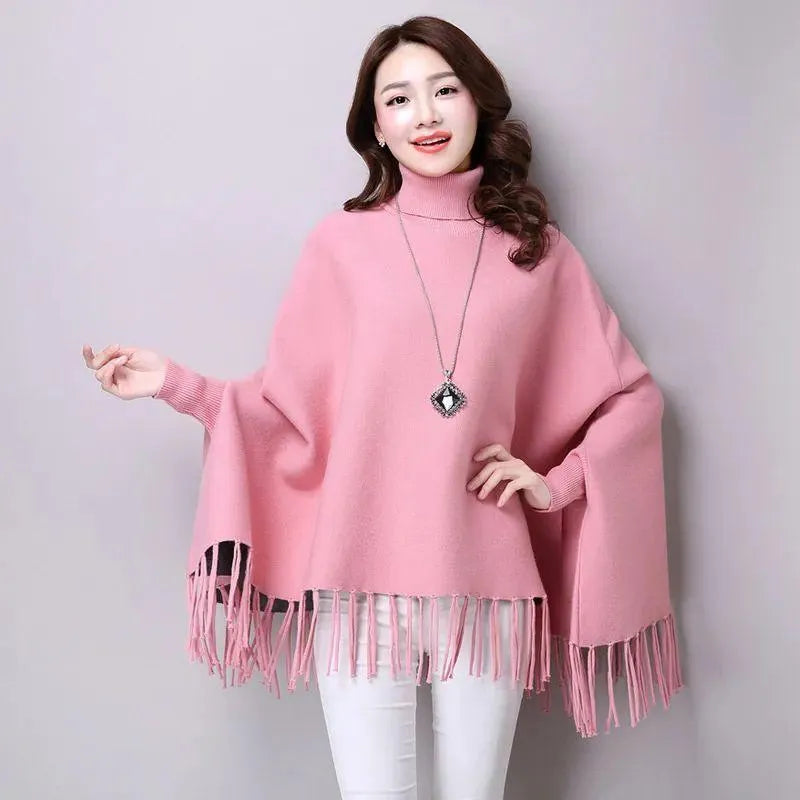 "✨Pink Cozy Fleece Poncho – Chic, Warm & Ready-to-Wear!✨"