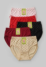 Soft Printed Jersey Brief for Women – Breathable, Stretch-Fit & All-Day Comfortable