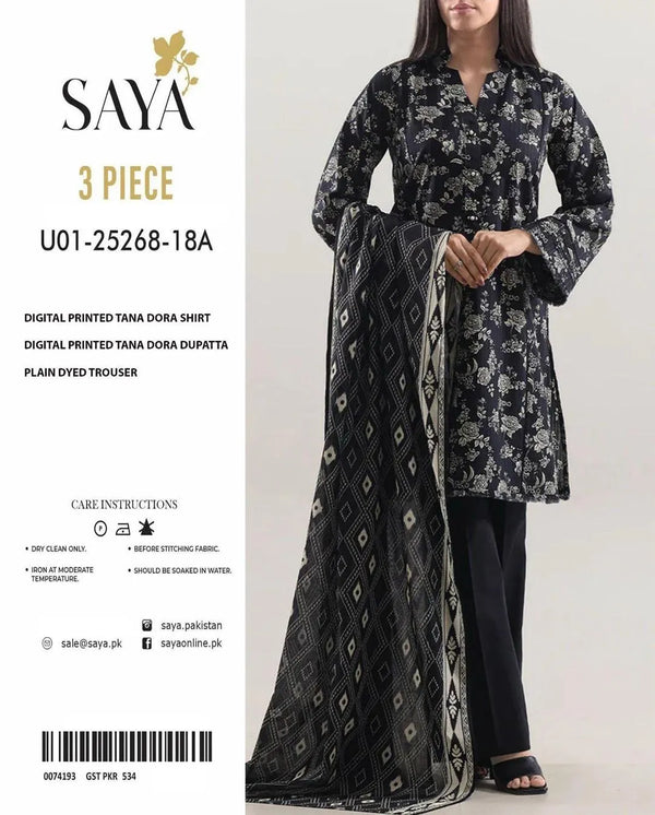 Stylish 3-Piece Printed Lawn Suit
