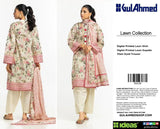Eid Special Off-White 3-Piece Printed Lawn Suit – Elegant & Festive