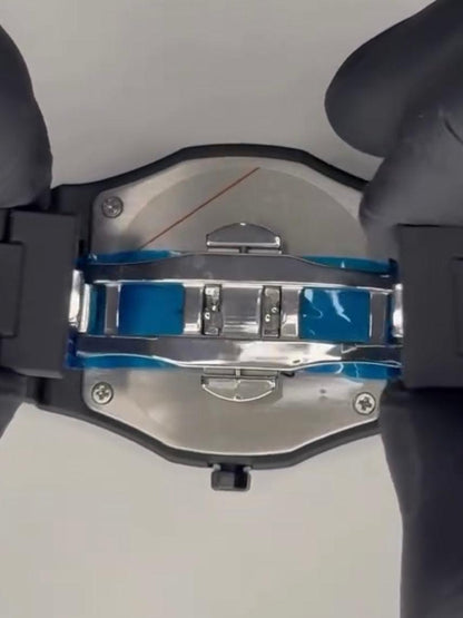 "Men’s Black Stainless Steel Analogue Watch – Bold, Sleek & Durable (Free Delivery)"