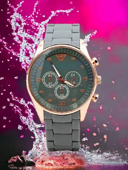 ✨ "Luxury Men’s Stainless Steel Watch – Iconic Style + FREE Delivery"