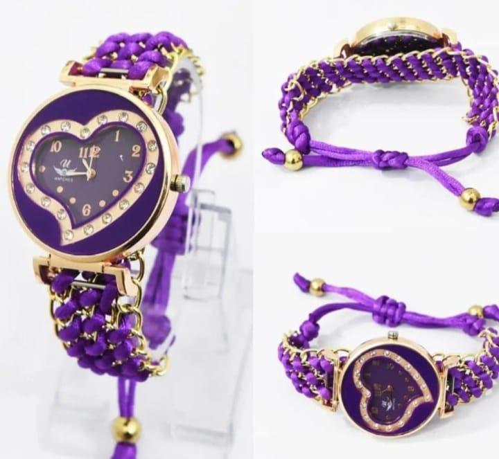 ✨ "Heart-Shaped Women’s Stainless Steel Watch – Elegant Colors + FREE Delivery"