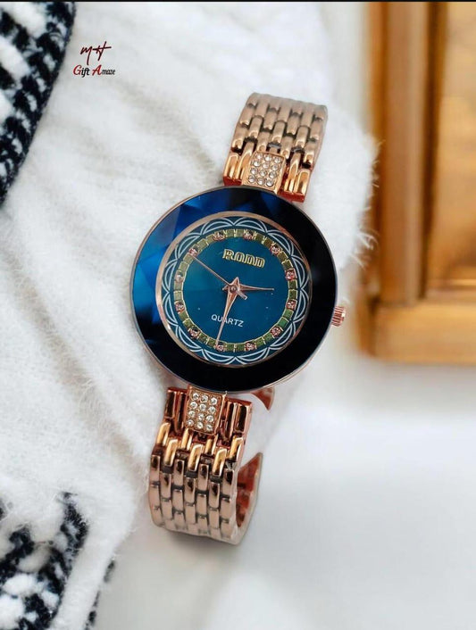 ✨ "Elegant Women’s Stainless Steel Watch – Timeless Style with FREE Delivery"