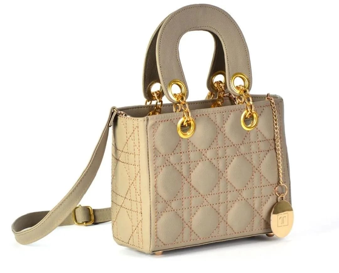 ✨ "Beige Embroidered Crossbody Bag – Multipurpose Elegance + FREE Delivery"