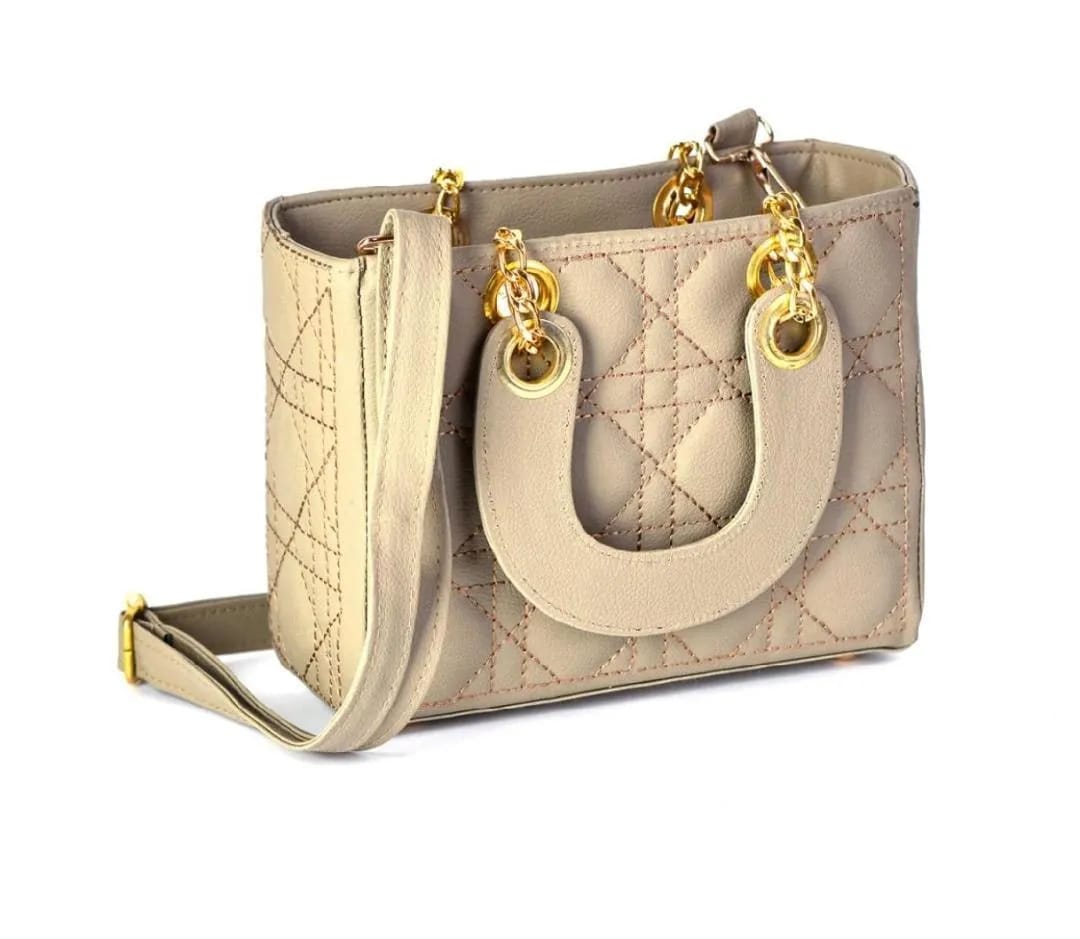 ✨ "Beige Embroidered Crossbody Bag – Multipurpose Elegance + FREE Delivery"