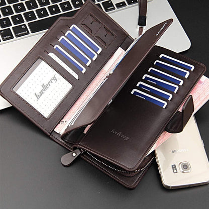 🔥 "Genuine Leather Men’s Wallet – Timeless Style & Lasting Durability"