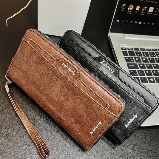 ✨ "Unisex PU Leather Long Wallet – Stylish, Sleek & Everyday Essential"