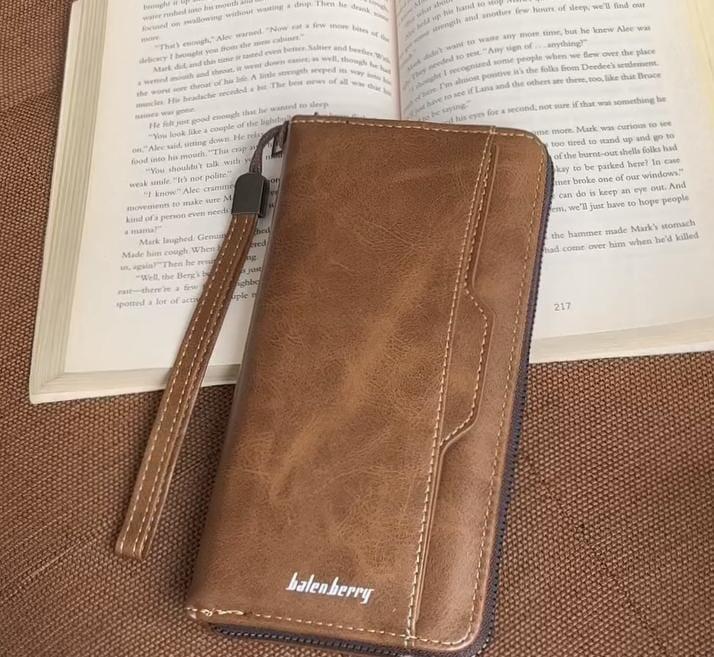 ✨ "Unisex PU Leather Long Wallet – Stylish, Sleek & Everyday Essential"