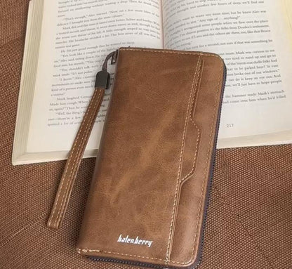 ✨ "Unisex PU Leather Long Wallet – Stylish, Sleek & Everyday Essential"