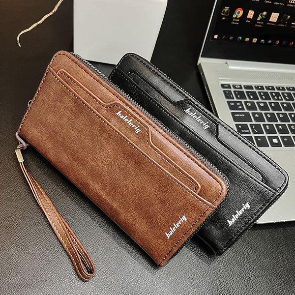 ✨ "Unisex PU Leather Long Wallet – Stylish, Sleek & Everyday Essential"