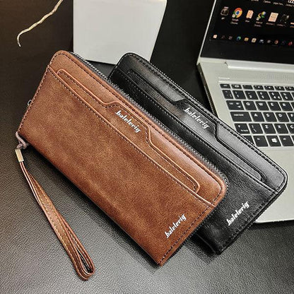 ✨ "Unisex PU Leather Long Wallet – Stylish, Sleek & Everyday Essential"