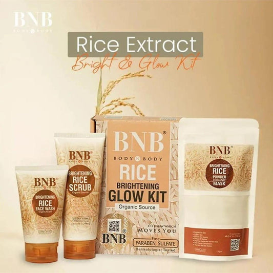 ✨ Brightening Rice Skincare Set (3-in-1) – Glow Naturally ✨