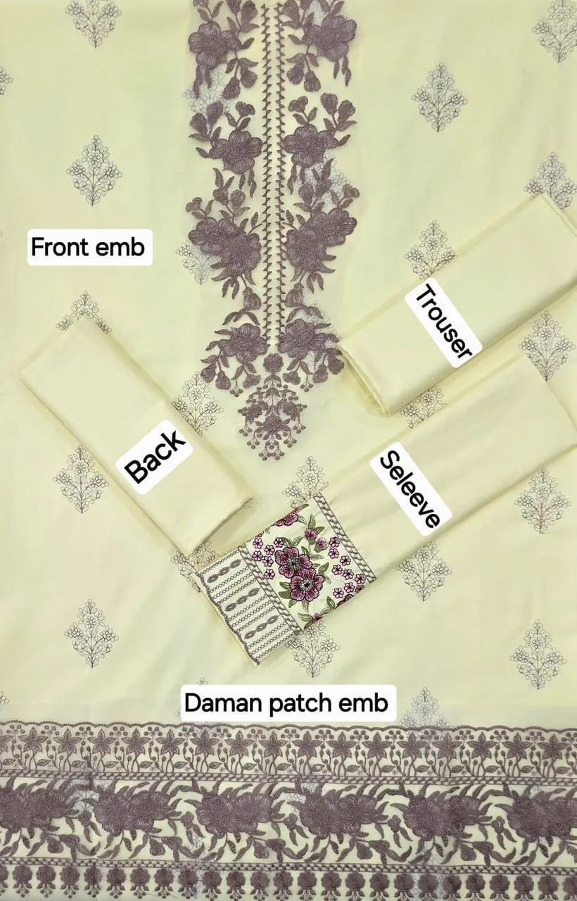 Elegant Off-White Dhanak Embroidered 2-Piece Winter Suit – Timeless Grace Edition