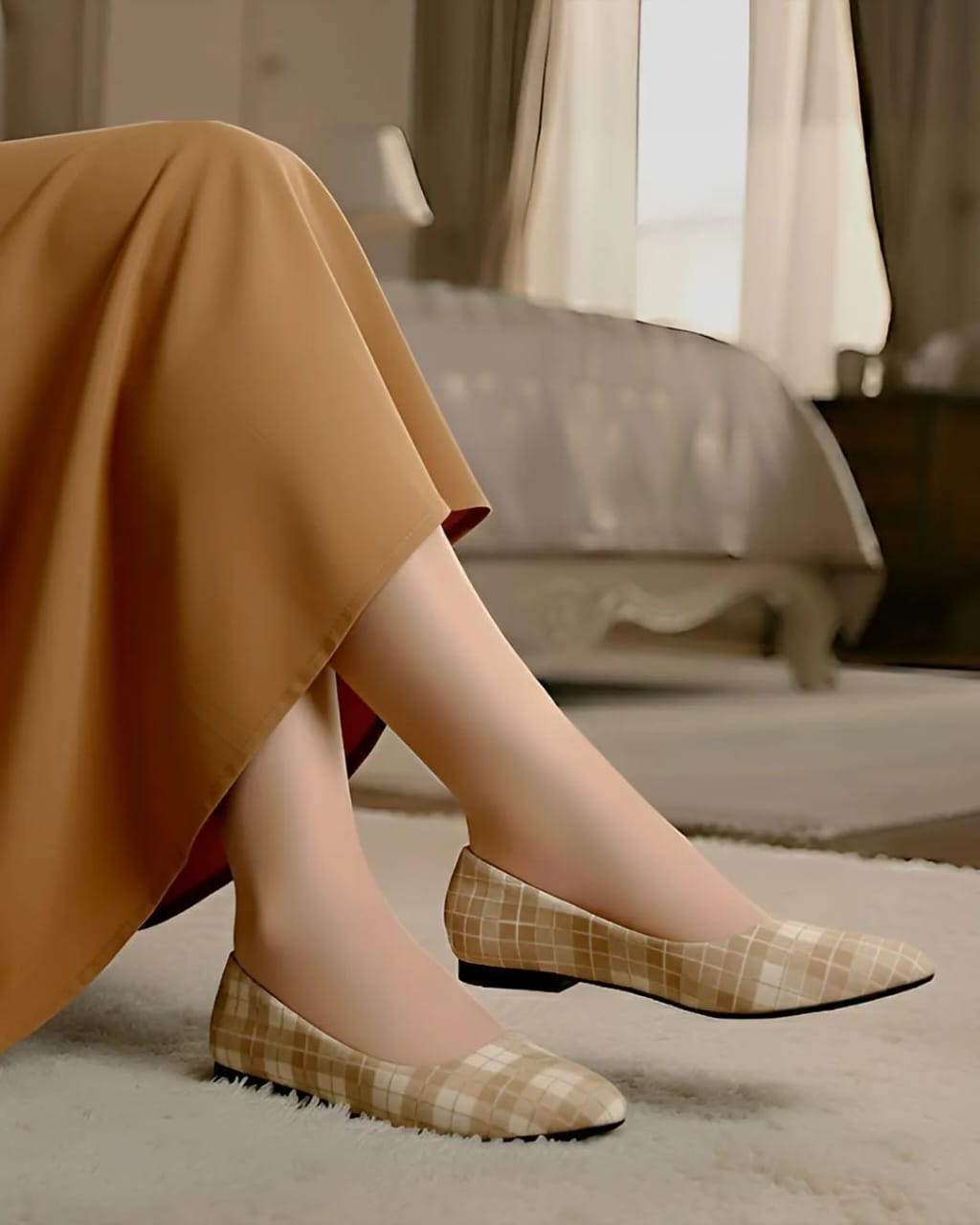 GlamHive™ Off White Printed Pumps – Elegant Charm & All-Day Comfort in One Step