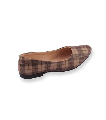 GlamHive™ Brown Printed Pumps – Elegant Design, Perfect Comfort & Everyday Sophistication