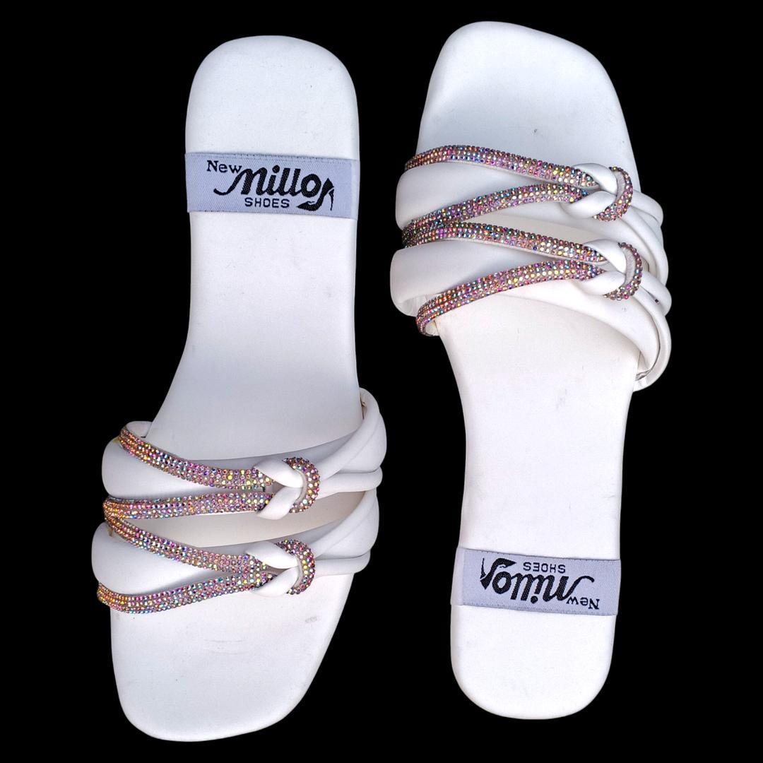 “GlamHivePK™ Satin Rhinestone Flats – Chic Casual & Formal Women’s Wear 💎 | Free Delivery 🚚”