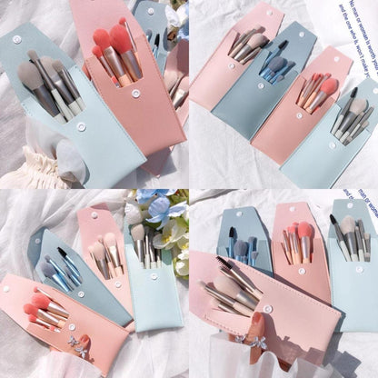 8 Pcs Makeup Brushes + Pouch